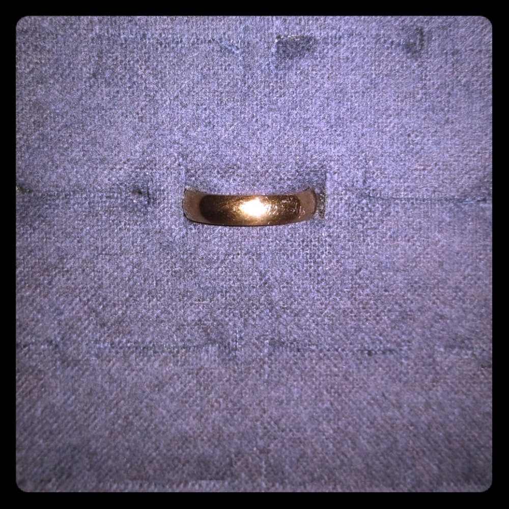 Rose gold over stainless steel band
